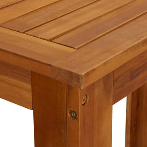 vidaXL 7-Piece Garden Bar Set Solid Acacia Wood