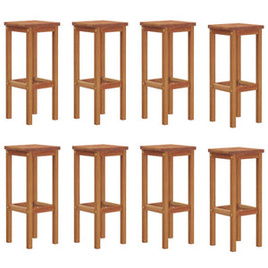 vidaXL 9-piece Outdoor Bar Set Solid Acacia Wood