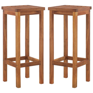 vidaXL 9-piece Outdoor Bar Set Solid Acacia Wood