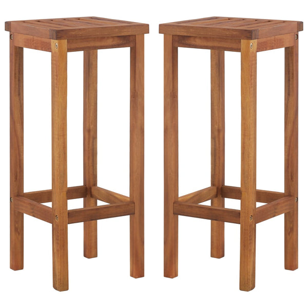 vidaXL 9-piece Outdoor Bar Set Solid Acacia Wood