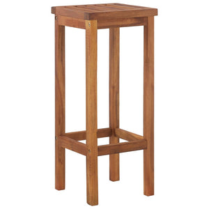 vidaXL 9-piece Outdoor Bar Set Solid Acacia Wood