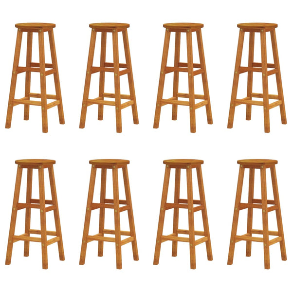 vidaXL 9-piece Outdoor Bar Set Solid Acacia Wood
