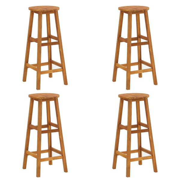 vidaXL 9-piece Outdoor Bar Set Solid Acacia Wood