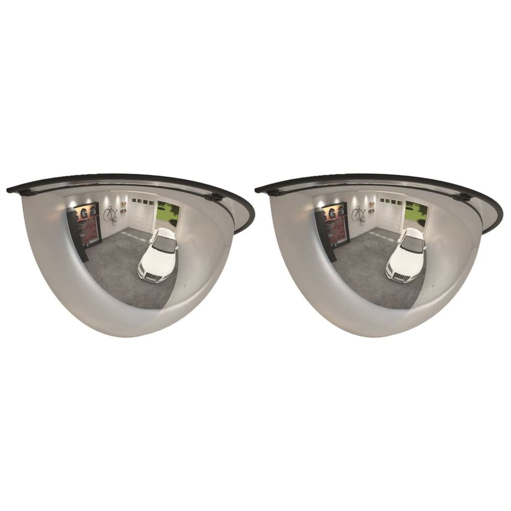 vidaXL Traffic Mirrors 2 pcs. Half Dome Ø40 cm Acrylic