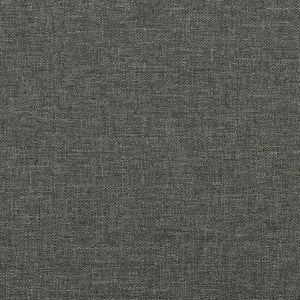 Dunkelgraues Stoff-Kopfteil 80 cm