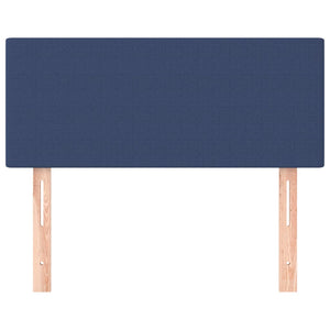 Blaues Kopfteil 80 cm Stoff
