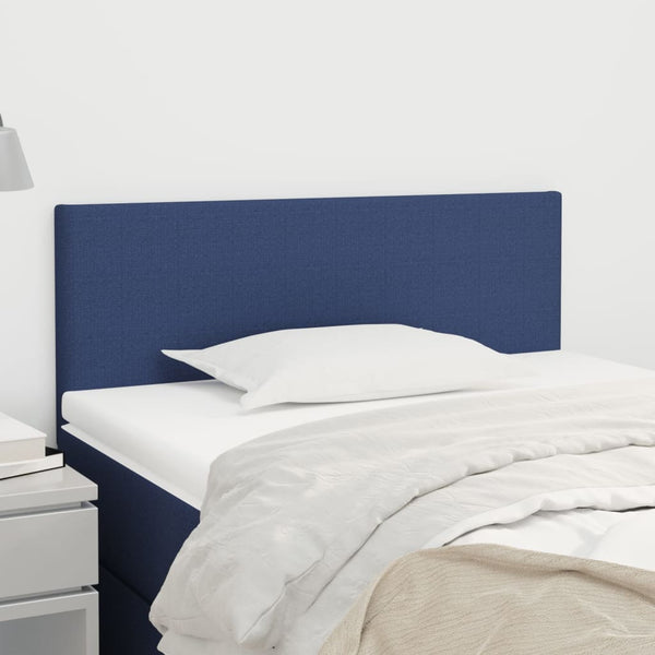Blaues Kopfteil 80 cm Stoff