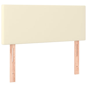 Kopfteil Creme Kunstleder 80 cm