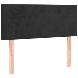 Schwarzes Samt Kopfteil 80 cm