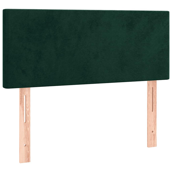Dunkelgrünes Samt Kopfteil 80 cm