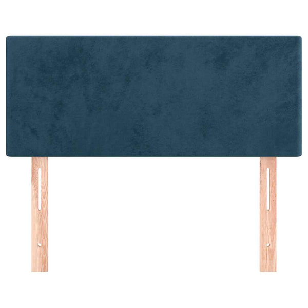 vidaXL Headboard Dark Blue 80x5x78/88 cm Velvet