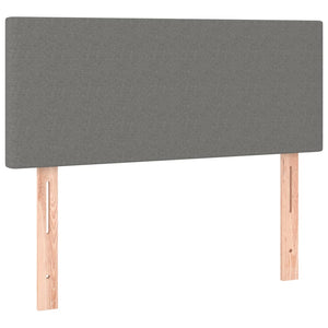 vidaXL Headboard Dark Grey 90x5x78/88 cm Fabric