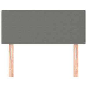 vidaXL Headboard Dark Grey 90x5x78/88 cm Fabric