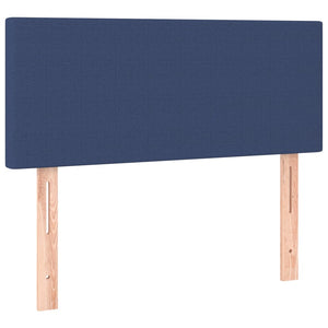 vidaXL Headboard Blue 90x5x78/88 cm Fabric