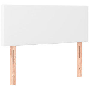 vidaXL Headboard White 90x5x78/88 cm Faux Leather
