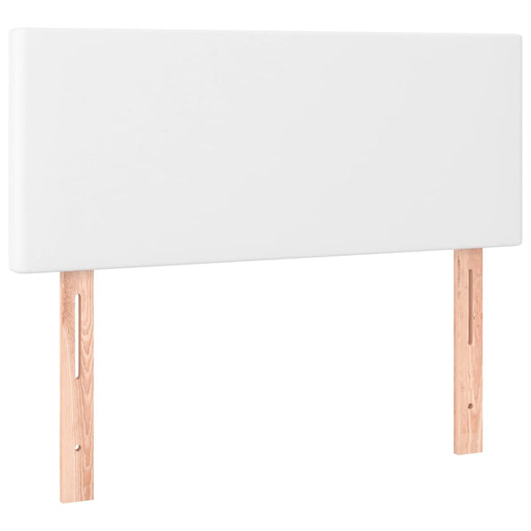 vidaXL Headboard White 90x5x78/88 cm Faux Leather