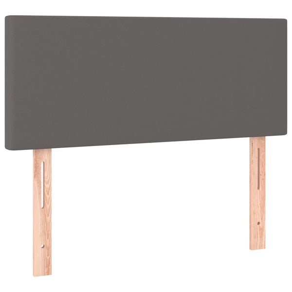vidaXL Headboard Grey 90x5x78/88 cm Faux Leather
