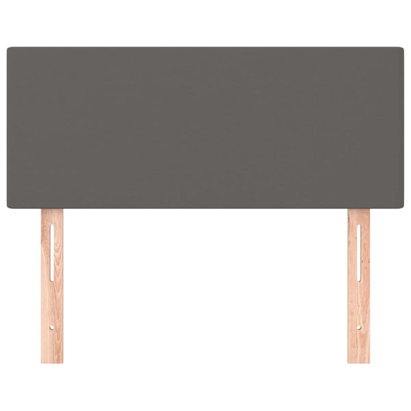 vidaXL Headboard Grey 90x5x78/88 cm Faux Leather