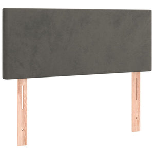 vidaXL Headboard Dark Grey 90x5x78/88 cm Velvet
