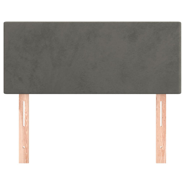 vidaXL Headboard Dark Grey 90x5x78/88 cm Velvet