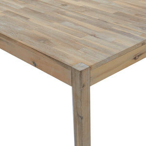 vidaXL 7-Piece Dining Set Solid Acacia Wood