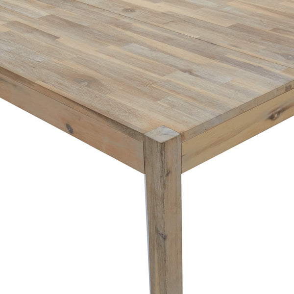 vidaXL 7-Piece Dining Set Solid Acacia Wood