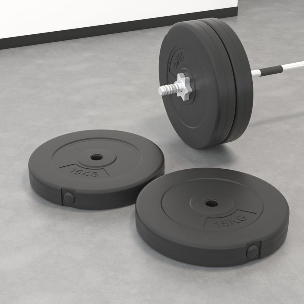 30 kg Hantelscheiben aus Zement - 2er Set