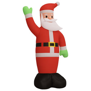 vidaXL Inflatable Santa Claus with LEDs 370 cm