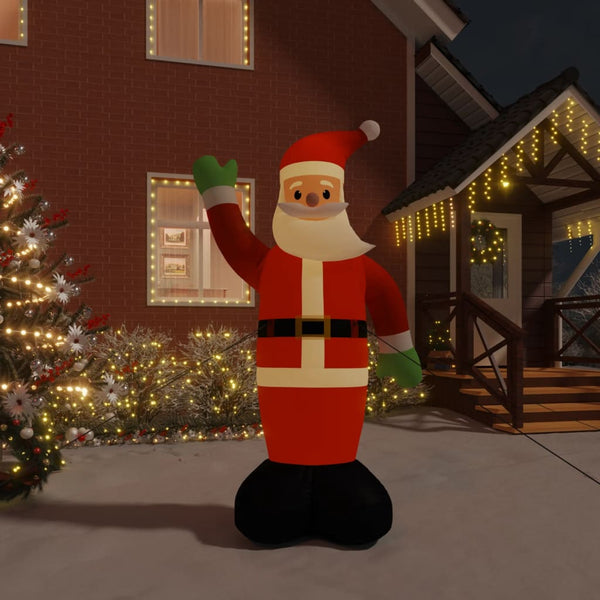 vidaXL Inflatable Santa Claus with LEDs 370 cm