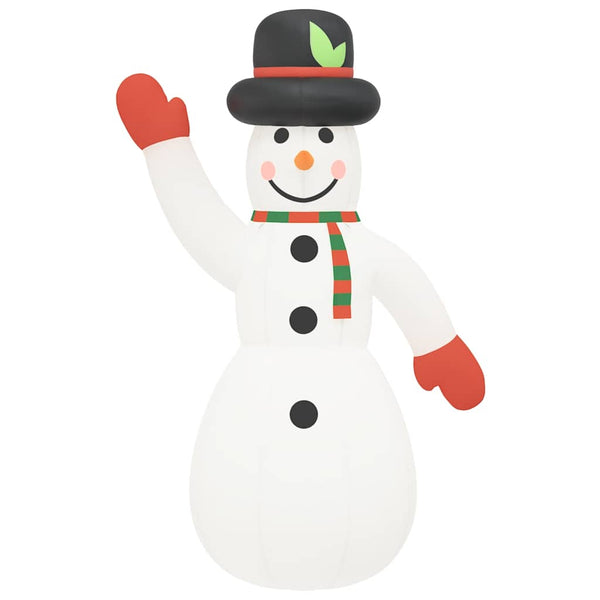 vidaXL Inflatable Snowman with LEDs 455 cm