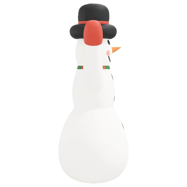 vidaXL Inflatable Snowman with LEDs 455 cm