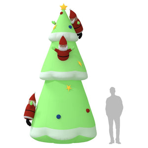 vidaXL Inflatable Christmas Tree with LEDs 500 cm