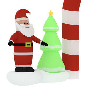 vidaXL Inflatable Christmas Decoration Archway with LEDs 260 cm
