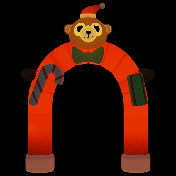 vidaXL Inflatable Christmas Arch with LEDs 380 cm