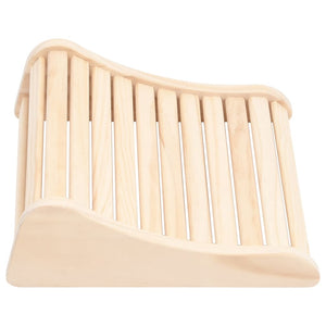 vidaXL Sauna Headrest Solid Pine Wood