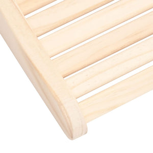 vidaXL Sauna Headrest Solid Pine Wood