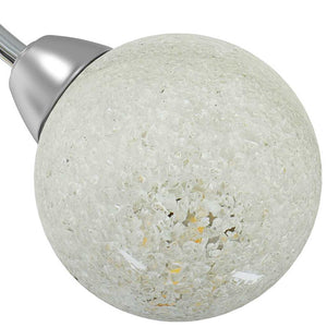 vidaXL Ceiling Lamp with Round Glass Shades for 5 G9 LED Bulbs