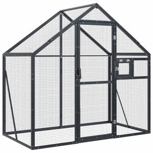 vidaXL Aviary Anthracite 179x100x185 cm Aluminum