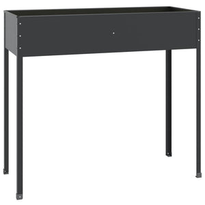 vidaXL Planter Anthracite 100.5x40.5x90 cm Galvanised Steel