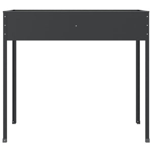 vidaXL Planter Anthracite 100.5x40.5x90 cm Galvanised Steel