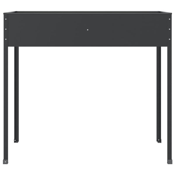 vidaXL Planter Anthracite 100.5x40.5x90 cm Galvanised Steel