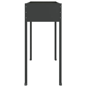 vidaXL Planter Anthracite 100.5x40.5x90 cm Galvanised Steel