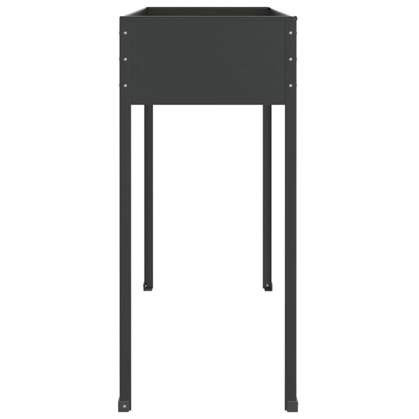 vidaXL Planter Anthracite 100.5x40.5x90 cm Galvanised Steel