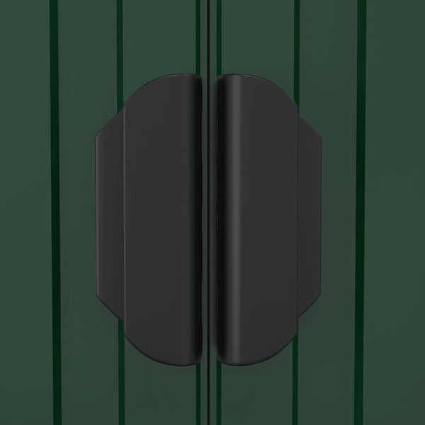 vidaXL Garden Shed Green 192x108x223 cm Galvanized Steel