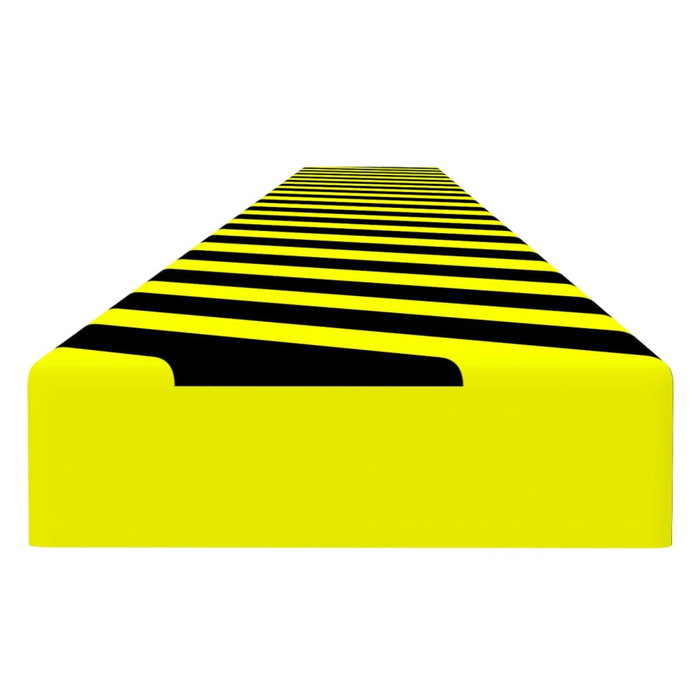 vidaXL Edge Protector Yellow & Black 6x2x101.5 cm PU