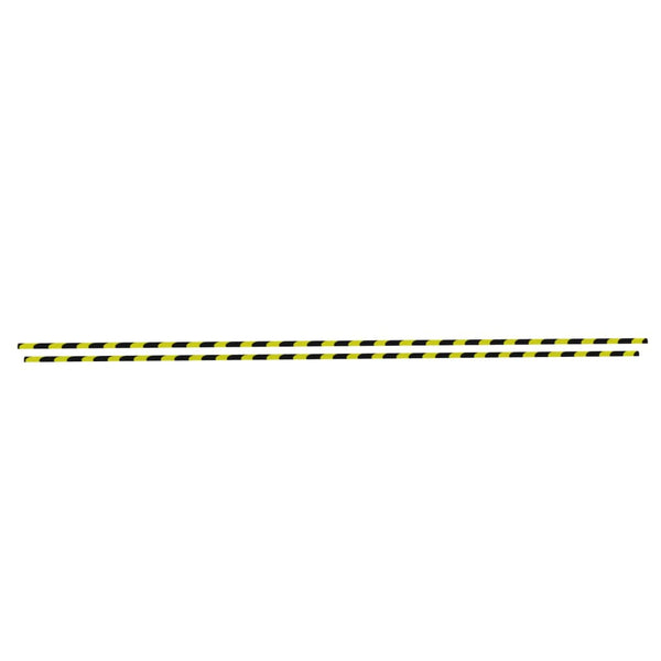 vidaXL Edge Protectors 2 pcs. Yellow & Black 4x3x100 cm PU
