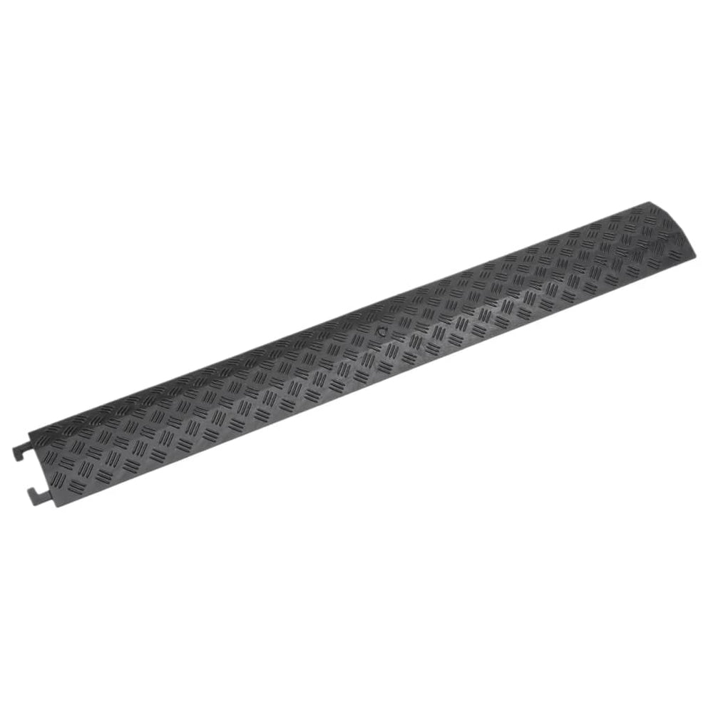 vidaXL Cable Protector Ramps 2 pcs. 98.5 cm Black