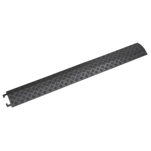 vidaXL Cable Protector Ramps 2 pcs. 98.5 cm Black