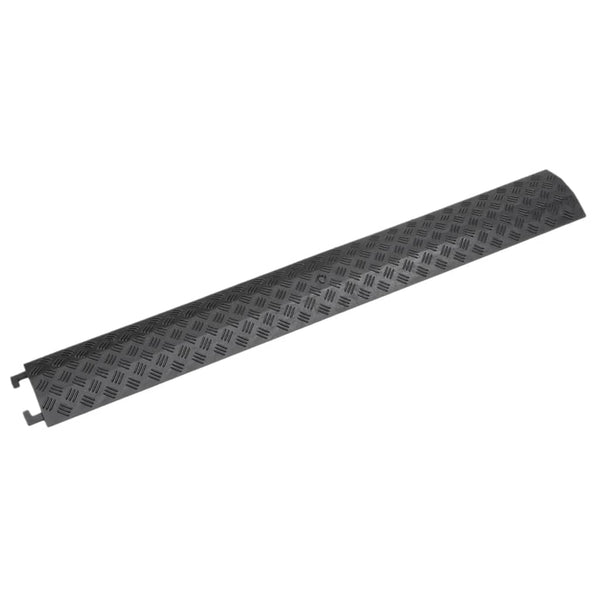 vidaXL Cable Protector Ramps 2 pcs. 98.5 cm Black