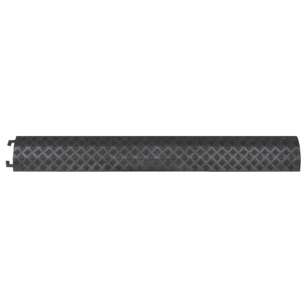 vidaXL Cable Protector Ramps 2 pcs. 98.5 cm Black